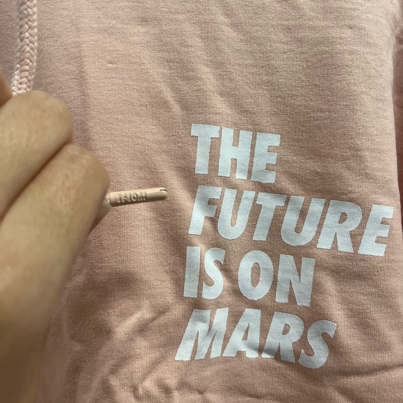 THE FUTURE IS ON MARS S.P. HOODIE - PEACH MELBA - Picture 3 of 6